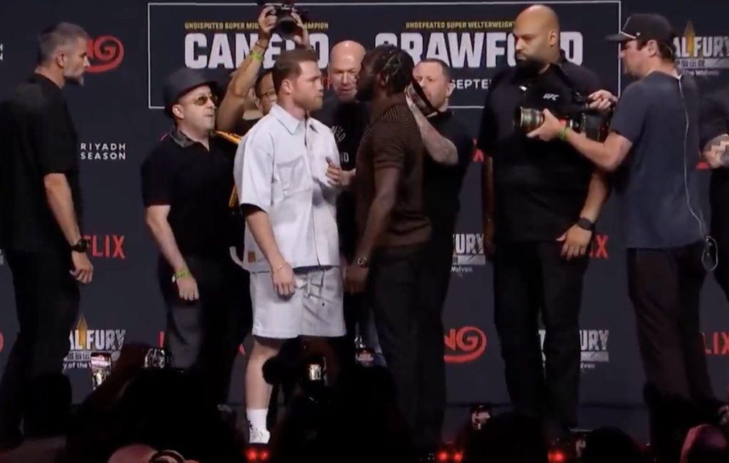 Canelo y Crawford, cara a cara