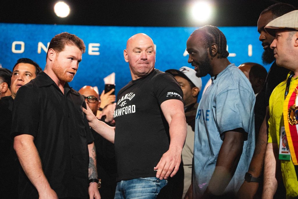 Canelo y Crawford, cara a cara