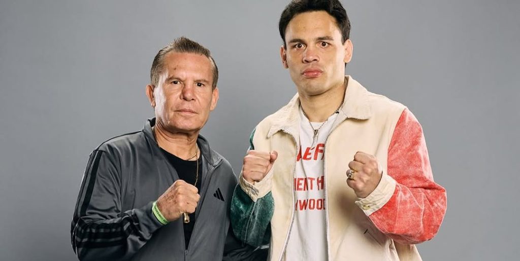 Julio César Chávez Jr. con su padre