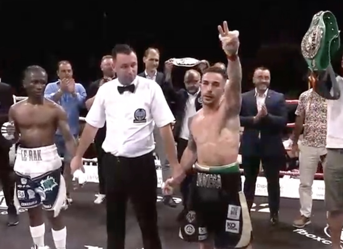 Jairo Noriega celebra su victoria ante Radji.