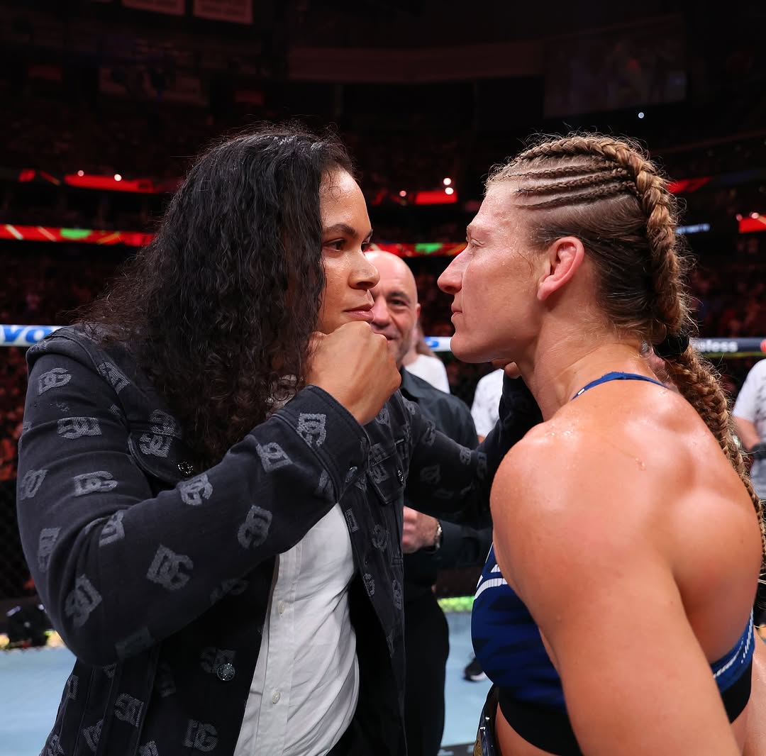Amanda Nunes y Kayla Harrison, cara a cara en el UFC 316.