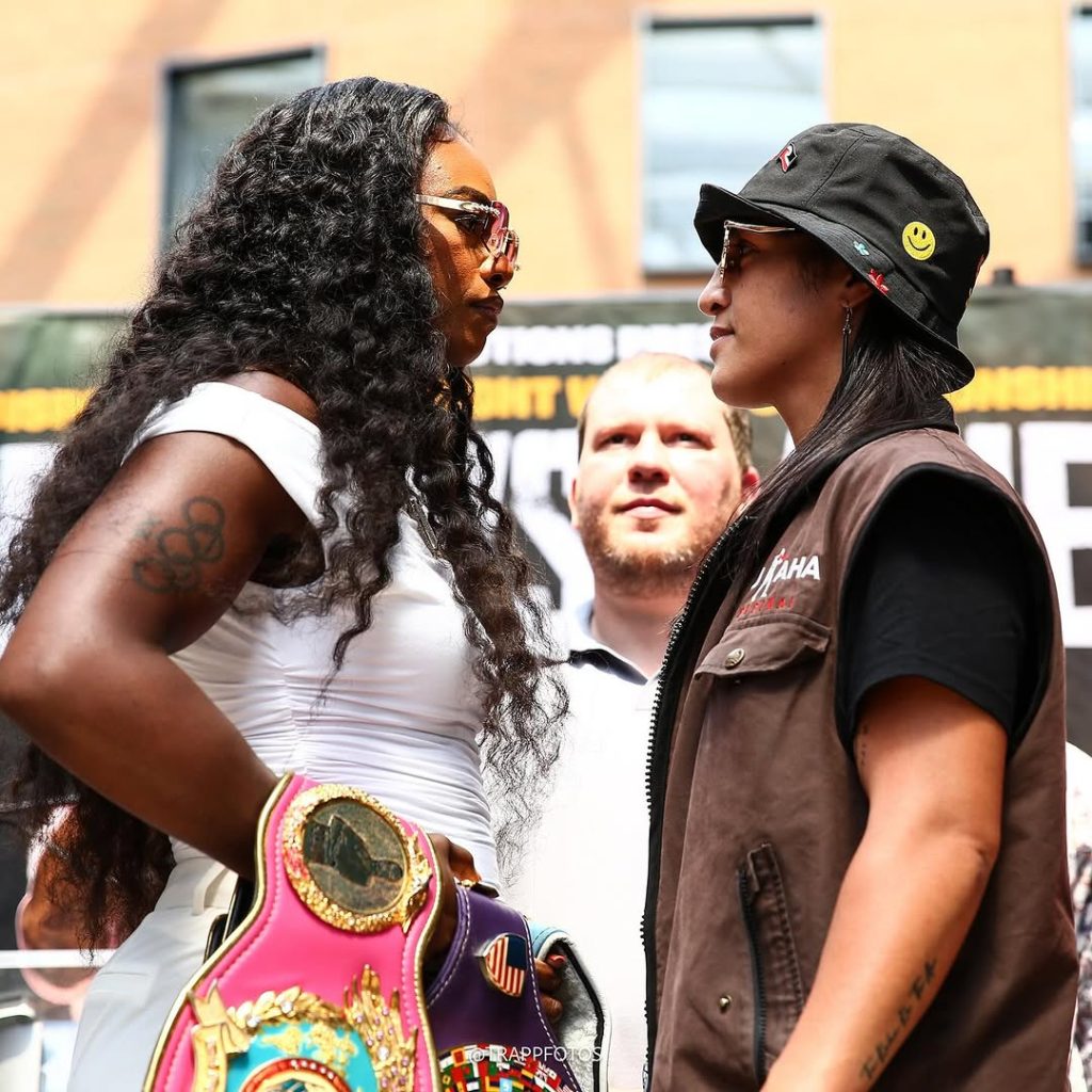 Claressa Shields y Lani Daniels